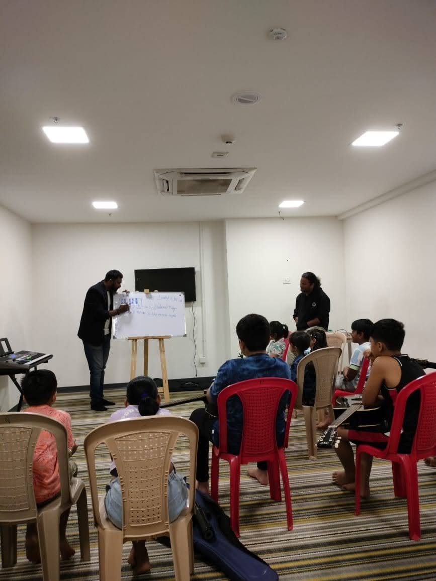 Students preparing for Trinity certification